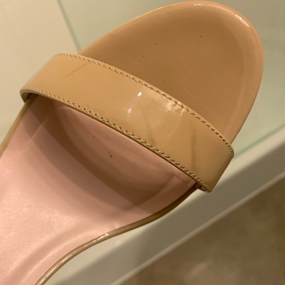 Kate Spade Patent Leather Ankle Strap Sandal Size 8 - Picture 3 of 3